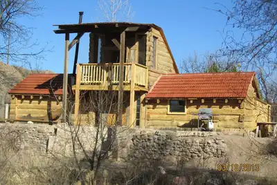 Image de Cabane en rondins unique à Bearpaw Ranch sur la rivière Gila