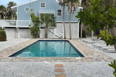 Image de Belle maison de plage avec piscine chauffée