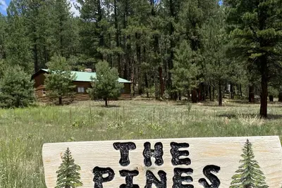 Image de 'The Pines' est la carlingue Perfect Getaway Connexion La Belle Jemez l'Aigle.