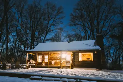 Image de Une cabane en rondins haut de gamme