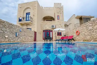 Image de Maison de vacances Sara avec piscine privée, tranquillité et vue imprenable sur la nature: Gozo