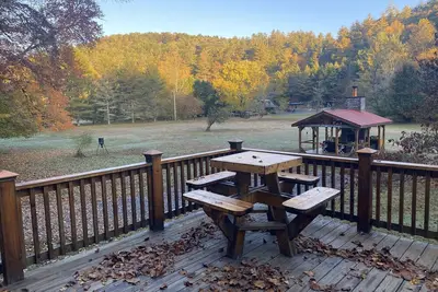 Image de Le Stargazer - Rivière confidentialité avant le cours supérieur du fleuve Toccoa sous les étoiles