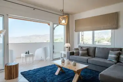 Image de Belle villa Poseidon avec piscine privée, grand jardin, vue sur la mer, Crète orientale