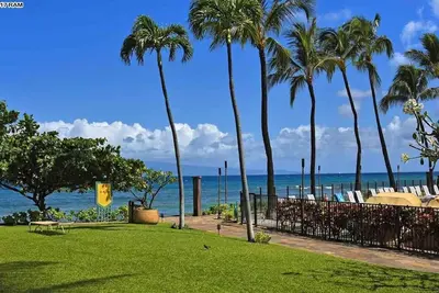 Image de Bord de l'océan à Ka'anapali Shores. Faites un pas vers l'océan!