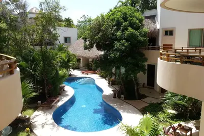 Image de Vente de septembre / octobre dans la belle ville de Tulum - Mariposa Azul, 2 chambres et plages à quelques minutes