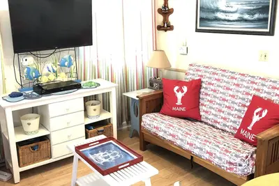 Image de Clamshell Cottage Saco Maine à quelques pas de la plage