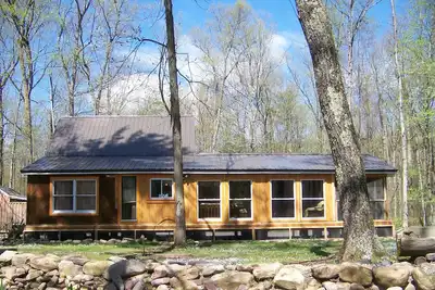 Image de Cabane isolée sur les rives du célèbre Pennscreek