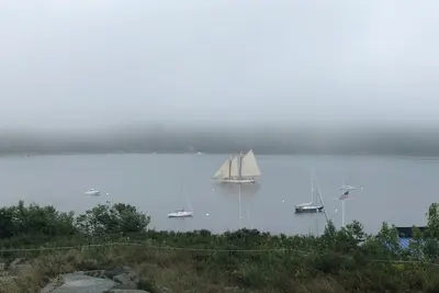 Image de Vue panoramique sur l'océan et la montagne de Panaramic Somes Sound