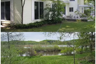 Image de Cottage isolé sur le magnifique lac et ruisseau Stony