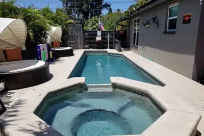 Image de Belle Beach Cottage w / piscine privée et Spa - Parfait StaVacation Summertime