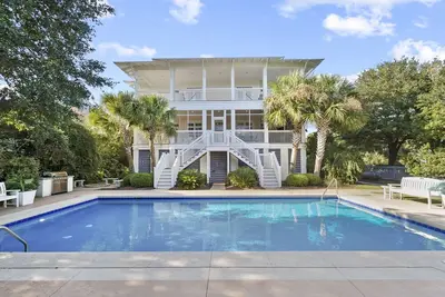 Morning Star: 8 Br / 8 Ba maison à Pawleys Island, pour 22 personnes