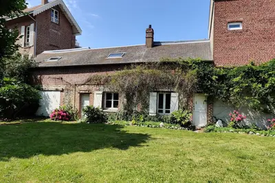 Etretat centre: Maison de ville (20 metres de la plage, 6-8 couchages)