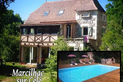 Image de Gite 10 personnes au Coeur du Quercy avec piscine chauffée