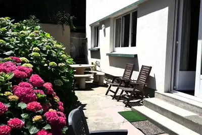 T3 avec terrasse, vue mer, hyper centre biarritz, port vieux, 20m de la plage.