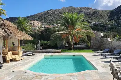 Image de Maison  60 m2 Belles prestations, piscine, jacuzzi, près aéroport plage Calvi