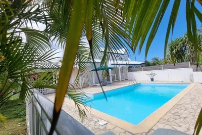 Image de Villa   Tout Confort Avec Piscine Privee Au Sel Cuve D Eau  Et Carbet EXTÉRIEUR