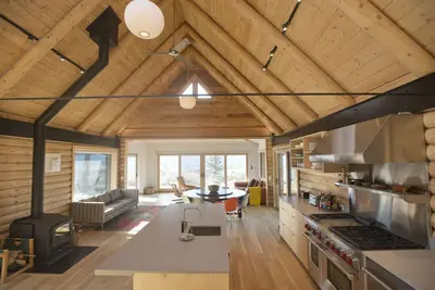 Image de Cabine de montagne contemporaine parfaite