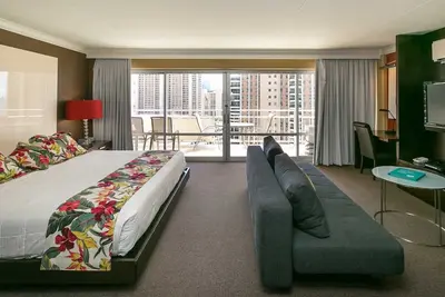 Image de Ilikai 1236 océan / lagon / très grand lit, canapé-lit