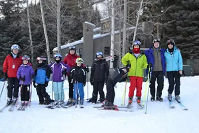 Image de Exceptionnel Et «seulement vrai ski in / out Accueil Sur Mt. Baldy.