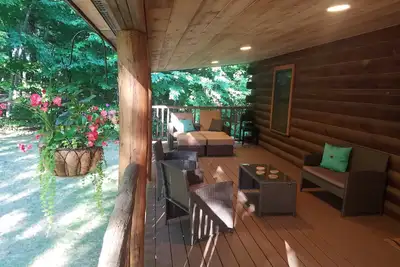 Image de La cabane en rondins à Gunstock Acres