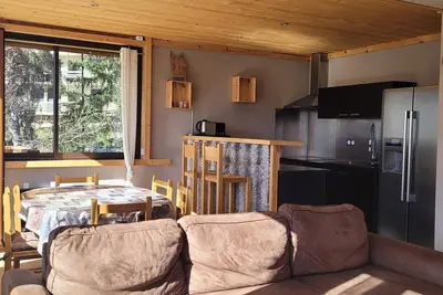 Appartement rénové 3 pièces à Pra Loup, balcon sud, navette ski à proximité