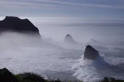 Image de Oceanfront spectaculaire sur la côte de Mendocino