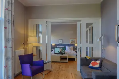 Image de front de mer, maritime appartement meublé, entrée privée et de la jetée