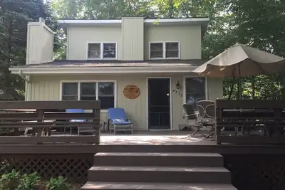 Image de Maison 4bdrm Lake Michigan avec accès à la plage