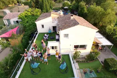 Image de Mas Beaupin : Padel, Tennis, Piscine chauffée luxe et Confort Aix en Provence