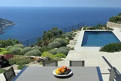 Image de Nouvelles Photos Superbe Designer Villa Sunsets Vues Sur La Mer Et La Montagne