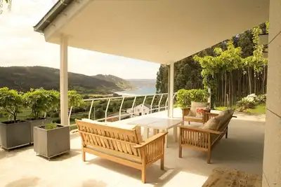 Image de maison de conception impressionnante sur la plage