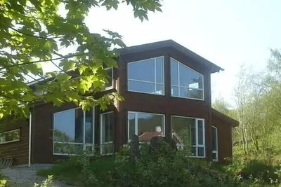 Image de Cabine moderne près de Lysefjorden, Kjerag et Prekestolen (Pulpit rock)