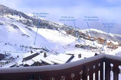 Image de Mottaret Centre, Luxueux Duplex 3* Au Calme, Ski In/Out, Esf Aux Pieds