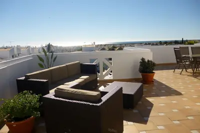 Image de Appartement au dernier étage avec vue sur la mer et piscine, Algarve