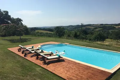 Image de Maison avec vues exceptionnelles sur 11 hectares de terrain montagneux