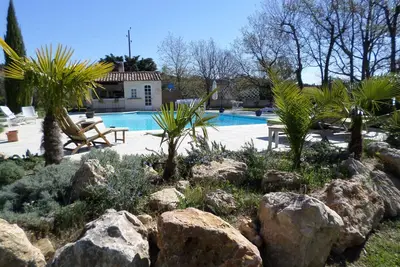 Image de Entre mer et lacs, Masset de charme pour 2 personnes, piscine 15, 50m x 6. 50m