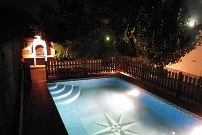 Lloret De Mar: House 1st floor of 120m2 with private swimming pool, garden, barbecue