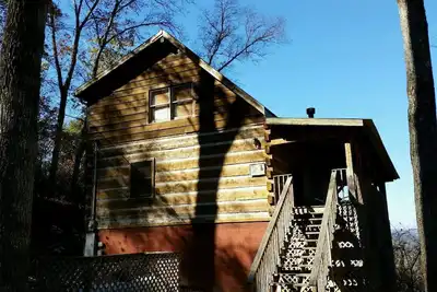 Image de Cabine avec belle vue, sur «Peaceful côté des Smokies»