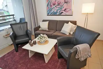 Image de à quelques mètres de la plage et de la promenade - appartement avec vue sur la mer Baltique sur le versant ensoleillé