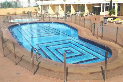 Appartement central avec vue sur la piscine à Playa del Inglés