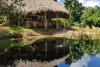 Image de Propriété unique dans une jungle luxuriante avec rivière et à quelques pas de la plage. .