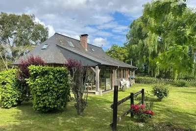 Image de Maison normande de caractère avec grand jardin proche centre ville et mer