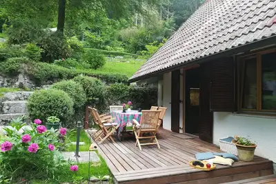Image de Maison familiale Iskaretreat sur la clairière privée dans les gorges d'Iški vintgar