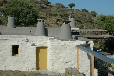 Image de Ferme Cycladique Traditionnelle De L'ÎLE De Kea, GRÈCE