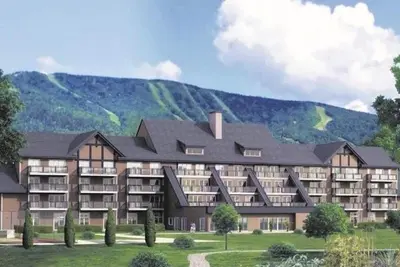 Image de Condo 3ch et 2sdb avec piscine et tennis/ Mont Ste-Anne Entre ville et montagne
