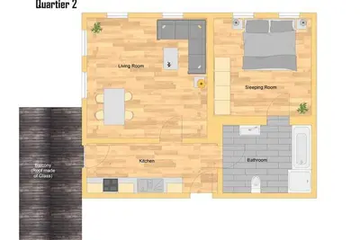 Appartement Mein Quartier 2 - Mon logement