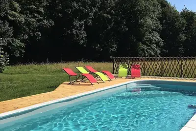 Image de Le Plessis-Le Lierre - Vallée de la Loire-Amboise, Ferme du 18ème siècle, piscine