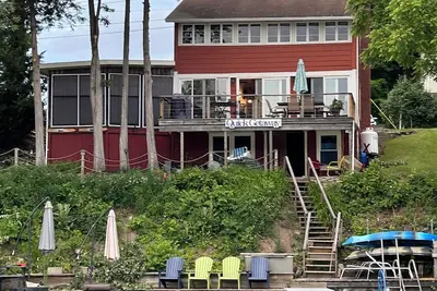 Image de Camp rustique classique pour grande famille - Beaucoup d'espace pour tous situé sur le lac Otisco