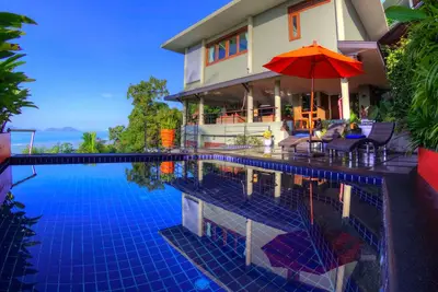 Image de Villa Emeraude, Magnifique vue sur l'océan, 1 Chambre Villa avec piscine, Jacuzzi, Gym & Car