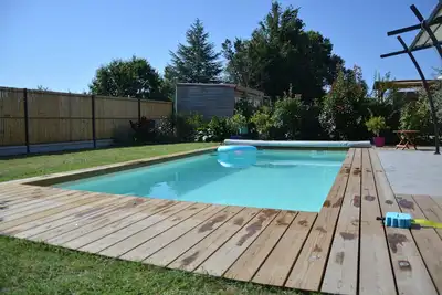 Image de Charmante maison avec piscine proche Bordeaux
